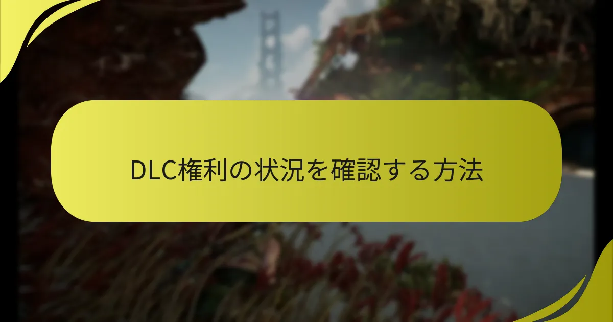 DLC権利管理のためのオンラインツールはどこにありますか？